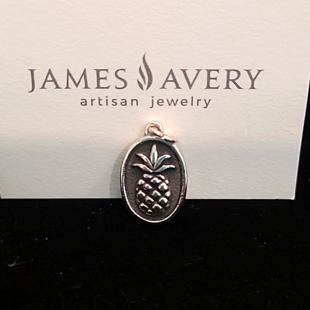 *SALE* James Avery Sterling Silver Retired Pinapple Charm 925